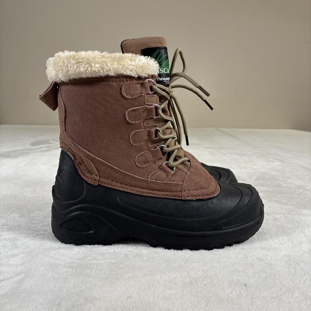 Brand New Itasca Cedar Boots Size 7 Buff Shearling Collar FS Benefits Charity - Picture 7 of 16